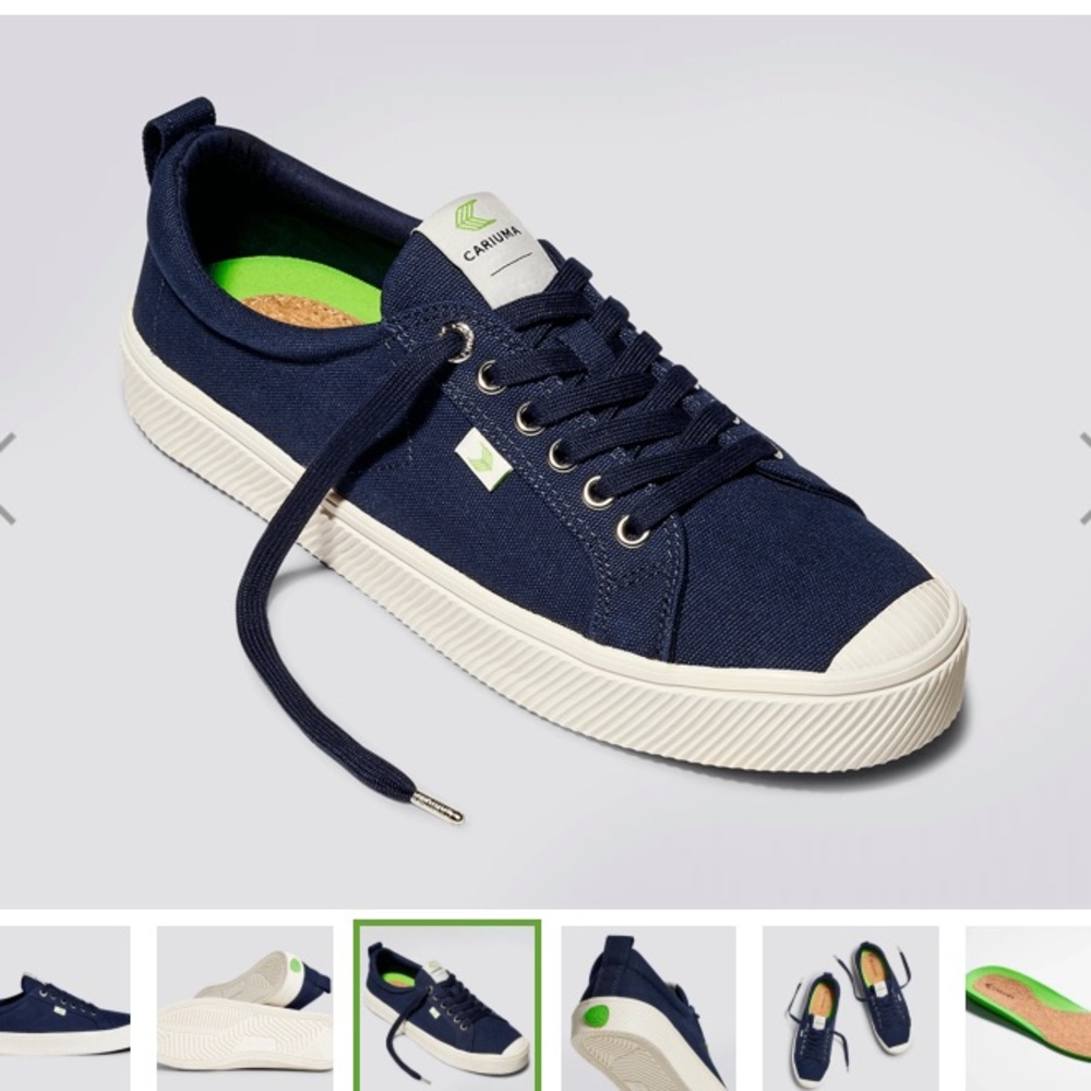 Cariuma Navy Canvas Sneakers